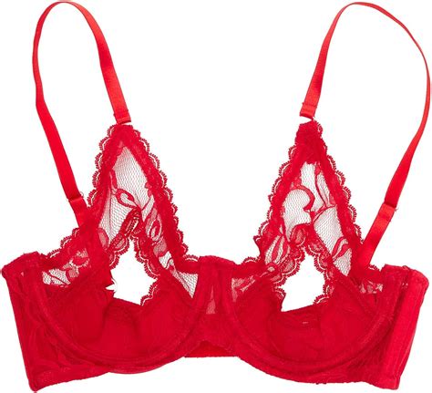 Shirley Of Hollywood Womens Lace Underwire Open Tip Bra 369 Amazonca Clothing Shoes