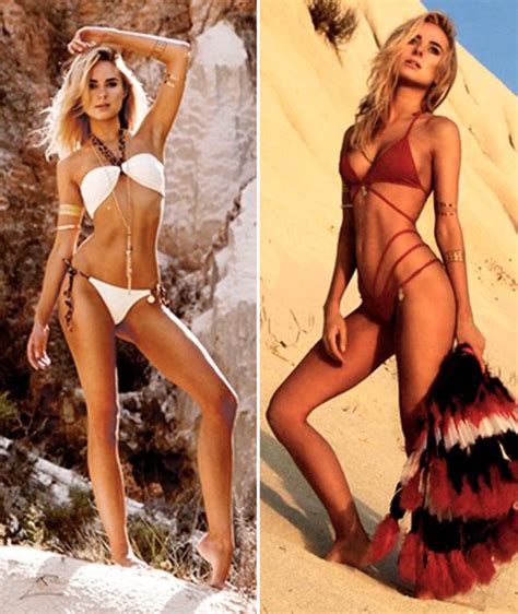 Kimberley Garner Oozes Sex Appeal As She Models Bikinis Celebrity