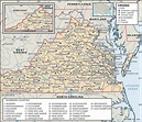 State And County Maps Of Virginia for Printable Map Of Richmond Va ...
