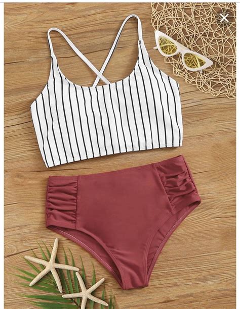 High Waisted Cute Suit Cute Bathing Suits Trendy Swimsuits