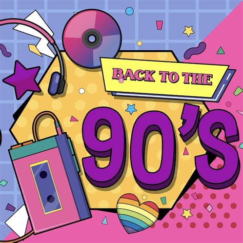 Premium Vector 90s Party Poster Template
