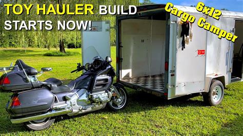 Tiny Toy Hauler Camper Build Our Plans Revealed Youtube