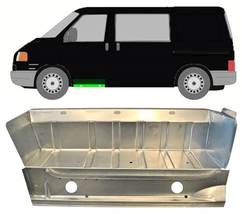 Einstiegsleiste mit Innenschweller für Volkswagen Transporter T4 1990