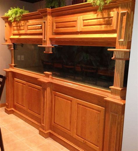 Find here details of companies selling fish tanks, for your purchase requirements. 240 Gallon Glass Aquarium Custom Oak Stand Canopy w Wet ...
