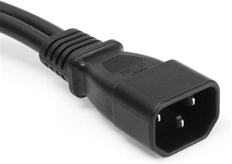Clairty C13 C14 Power Cable Y Type Splitter Adapter Cable Cord Bigamart