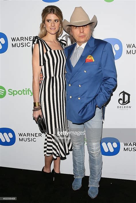 Emily Joyce And Singer Actor Dwight Yoakam Attend The Warner Music