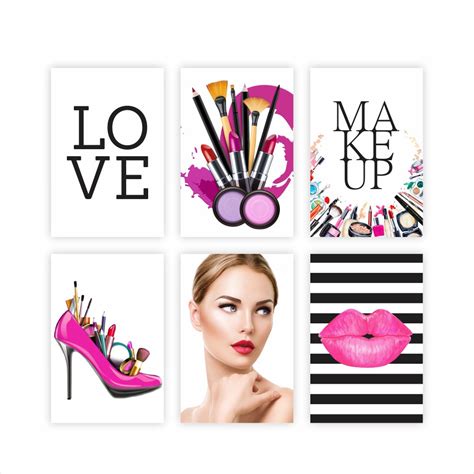 quadros decorativos para maquiagem compra en 6 lojas online com entrega em brasil