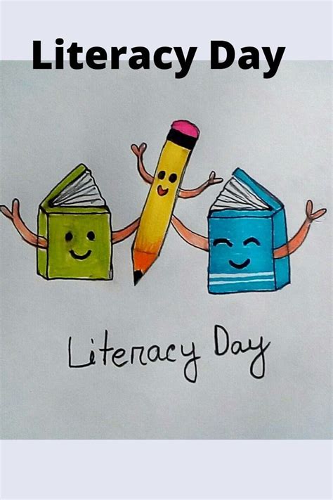 World Literacy Day Poster Drawing Literacy Day Drawing Rupar Rong