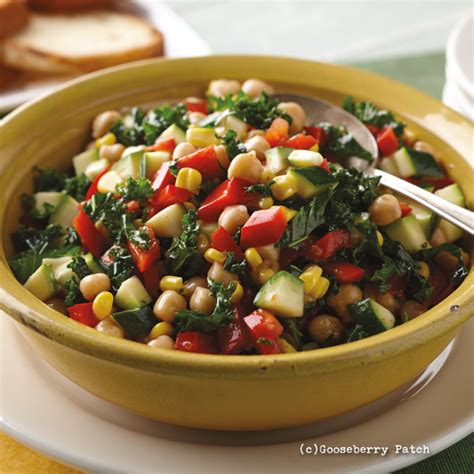 6 Warm Weather Recipes Jolenes Chickpea Medley Gooseberry Patch