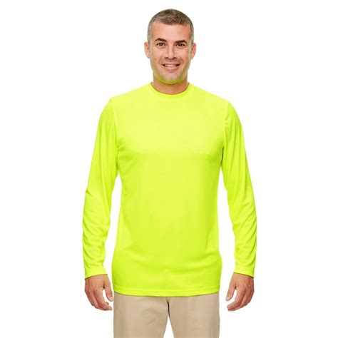 Ultraclub 8622 Mens Cool Dry Performance Long Sleeve T Shirt