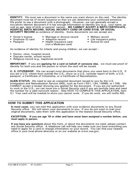 Fill out and print an application for a social security card; Instructions and Sample of Application for a Social Security Card Free Download