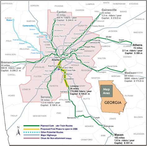 Atlantas Regional Rail And Transit Systems Atlanta