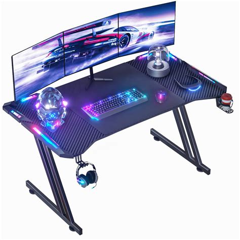 Buy Rgb Gaming Desk 120cm Large Gaming Table For Laptop Computer Desk
