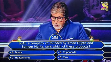 ‘kaun Banega Crorepati’ Question On Boat Has Aman Gupta’s Seal Of Approval