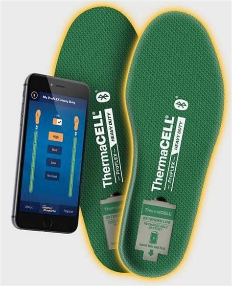 Thermacell Heated Insoles Review Bluetooth Foot Warmers