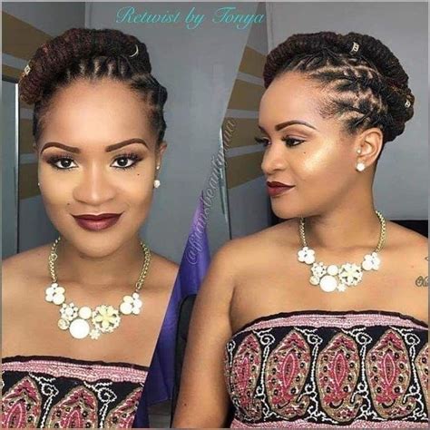 Pin By Lea Maelis On Coiffure Mon Mariage In 2020 Short Locs