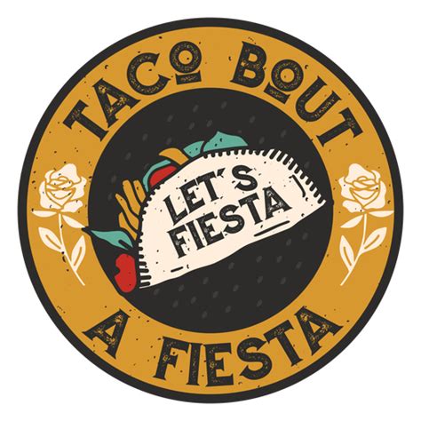 Taco Fiesta Abzeichen Png Und Svg Design Für T Shirts