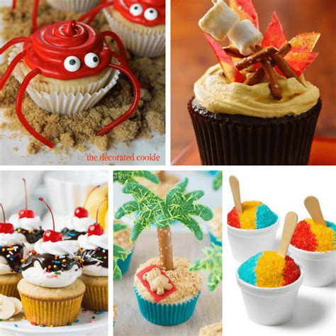 Summer Cupcake Decorating Ideas ~ Elf On The Shelf Ideas Nifahoska
