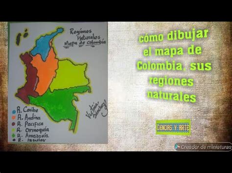 Cemento Oblongo Reflejar Mapa De Colombia Con Sus Regiones Confesi N