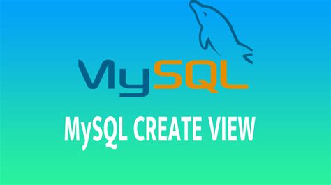MySQL CREATE VIEW