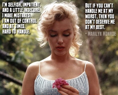 Marilyn Monroe Quotes About Insecurities Quotesgram