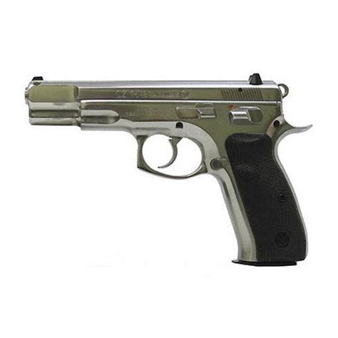 Buy Cz 75b Polished Stainless 9mm 47 Inch 16rd Fixed Sights Online