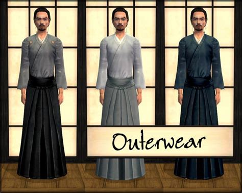 Mod The Sims 4 Recolours Of Hakama Outfits For Childr