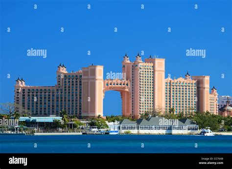 Atlantis Paradise Island Resort In Nassau Bahamas Stock Photo Alamy