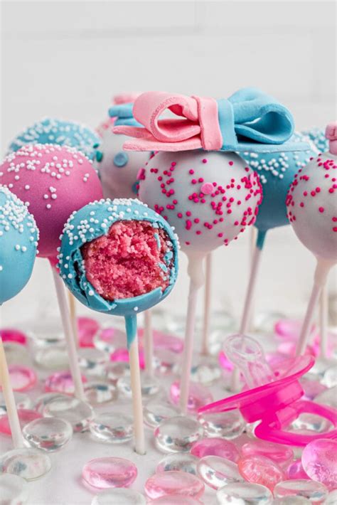 How To Make Gender Reveal Cake Pops For A Baby Shower Restless Chipotle