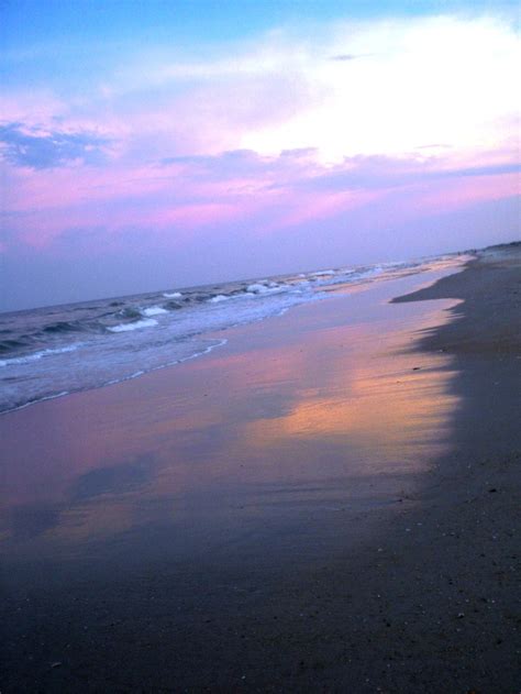 Outer Banks North Carolina Sunset Dream Vacations Ocean Painting