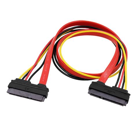 2x Sata Female To Female 715 Pin Serial Ata Data Cable In Data Cables