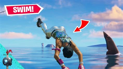 Swimming Only In Fortnite Youtube