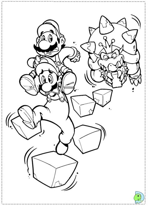 I hope you enjoy these pictures to print and color. Super Mario Bros Coloring page- DinoKids.org