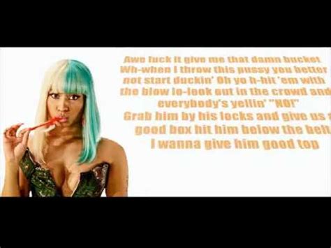 Lil Wayne Ft Nicki Minaj Knockout Lyrics YouTube