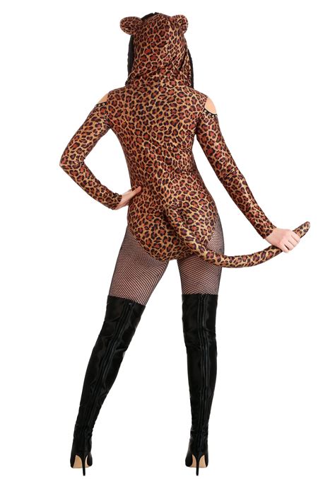 leopard leotard costume for women