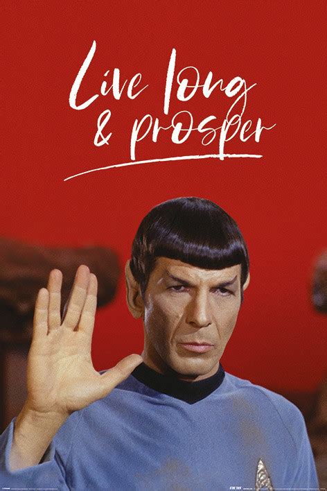 Star Trek Live Long And Prosper Poster Plakat Kaufen Bei Europosters