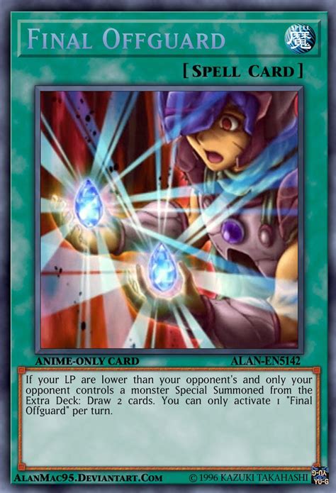 A friendly place for anime fans to express their creativity, find great art and wallpapers, and meet new people. Anime Card Discussion: Final Offguard : yugioh
