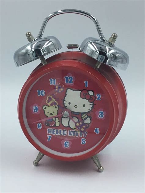 You'll receive email and feed alerts when new items arrive. Hello Kitty Red Double Bell Alarm Clock Sanrio 2004 Cat ...