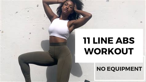 11 Line Abs Workout No Equipment 11 Min Workout Youtube