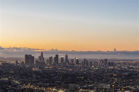 Sunrise In Los Angeles California Stock Photo Image Of Nature Hills