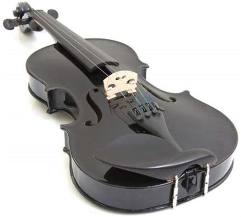 Violin 44 Tamaño Completo Negro Metalico Envio Gratis 392915