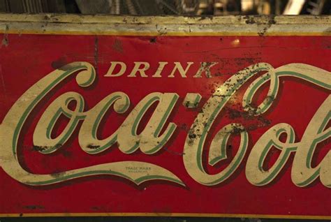 Antique Coca Cola Sign Olde Good Things