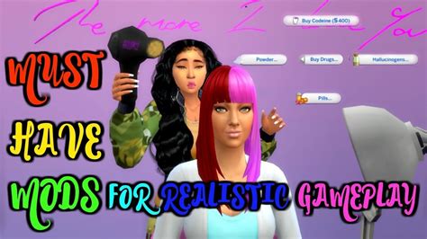 The Best Mods For Realistic Sims 4 Gameplay Youtube