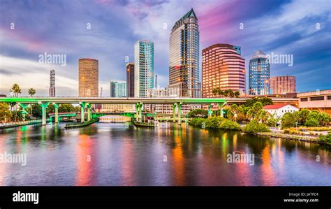 Downtown Tampa Florida Night High Resolution Stock Photography And