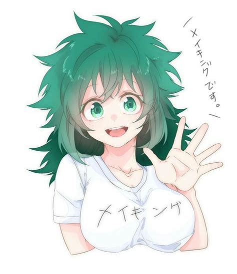 Say Hi To Feminine Deku My Hero Academia Know Your Meme