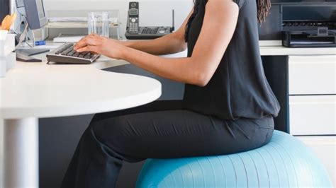 Shop modern living, dining, office, and bedroom furniture at west elm®. The Real Truth About Using An Exercise Ball As An Office Chair