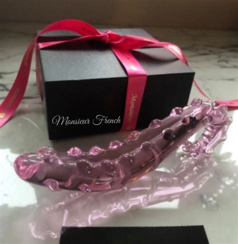 The Tentigasm Deluxe Glass Sex Toy Pink Handmade Luxurious Etsy