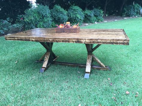 Restoration Hardware Inspired Dining Table This Beautiful Hand Crafted