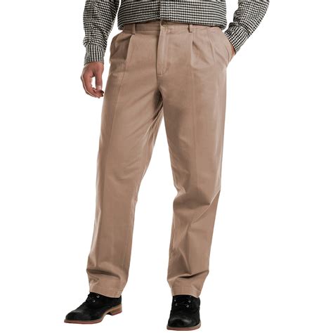 Pleated Cotton Twill Pants For Men Save 66