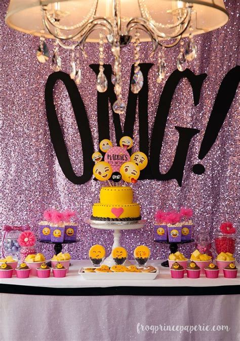 Emoji Birthday Party Decoration Ideas